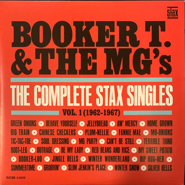 Booker T & The MG's : The Complete Stax Singles, Vol. 1 (1962-1967) (2xLP, Comp, Mono, Ltd, RE, Red)