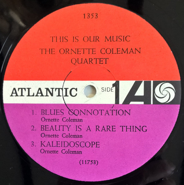 The Ornette Coleman Quartet : This Is Our Music (LP, Album, Mono, MGM)