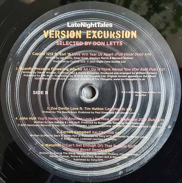 Don Letts : LateNightTales (Version Excursion) (2xLP, Comp, 180)