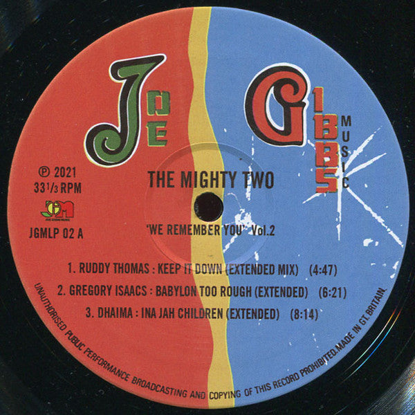 Various : The Mighty Two 'We Remember You' Vol. 2 (12")