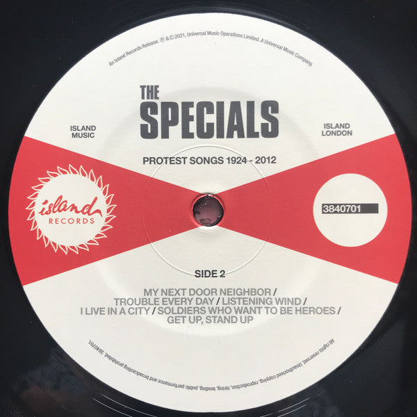 The Specials : Protest Songs 1924-2012 (LP, Album)