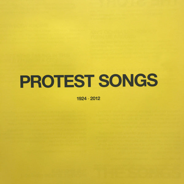The Specials : Protest Songs 1924-2012 (LP, Album)