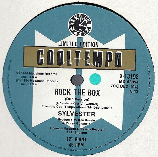 Sylvester : Rock The Box (12", Ltd)