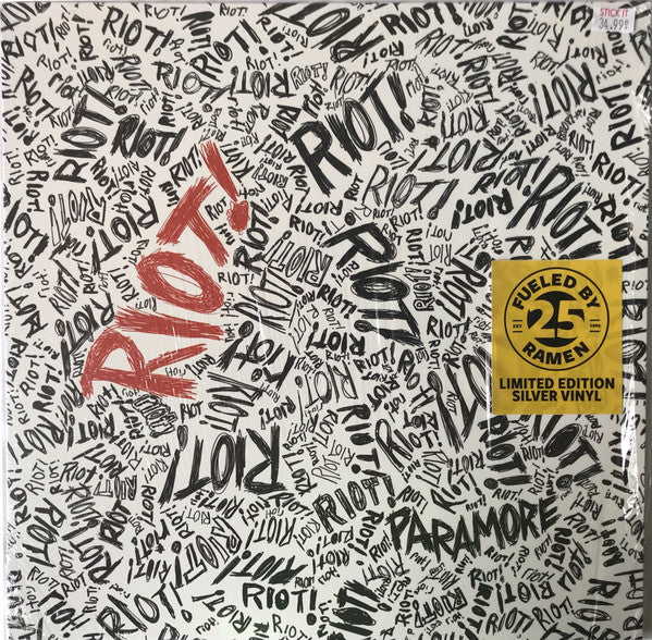 Paramore : Riot! (LP, Album, Ltd, RE, Sil)