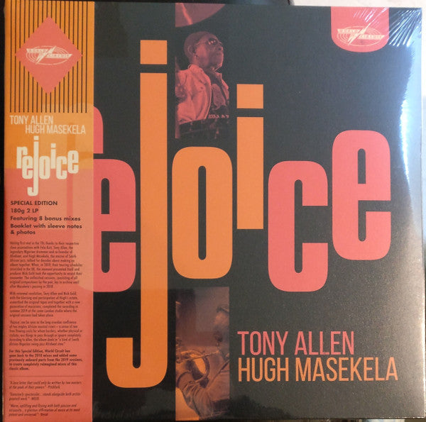 Tony Allen And Hugh Masekela : Rejoice (2xLP, Album, RE, S/Edition, 180)