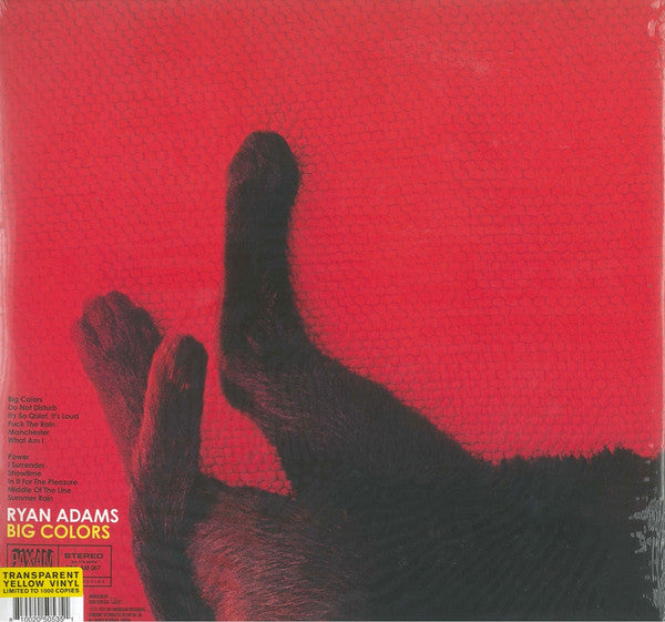 Ryan Adams : Big Colors (LP, Album, Ltd, Yel + 7")