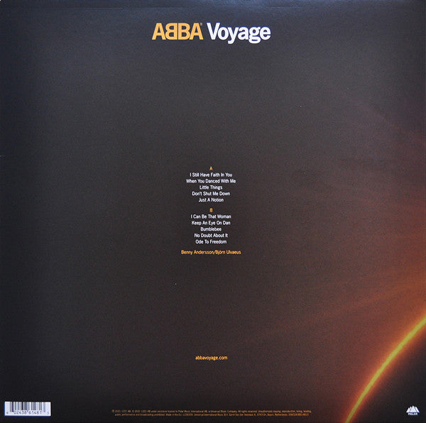 ABBA : Voyage (LP, Album, Gat)