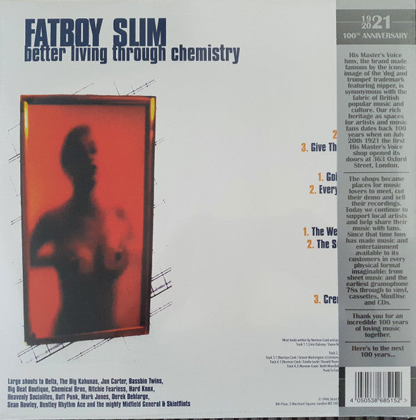 Fatboy Slim : Better Living Through Chemistry (2xLP, Album, Ltd, RE, Blu)
