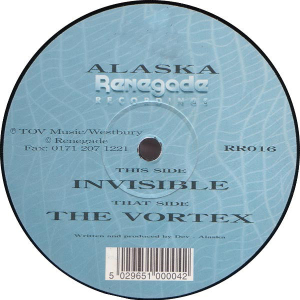 Alaska (2) : The Vortex / Invisible (12")