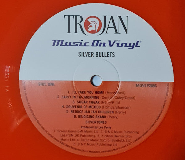 The Silvertones : Silver Bullets (LP, Album, Ltd, Num, RE, Ora)