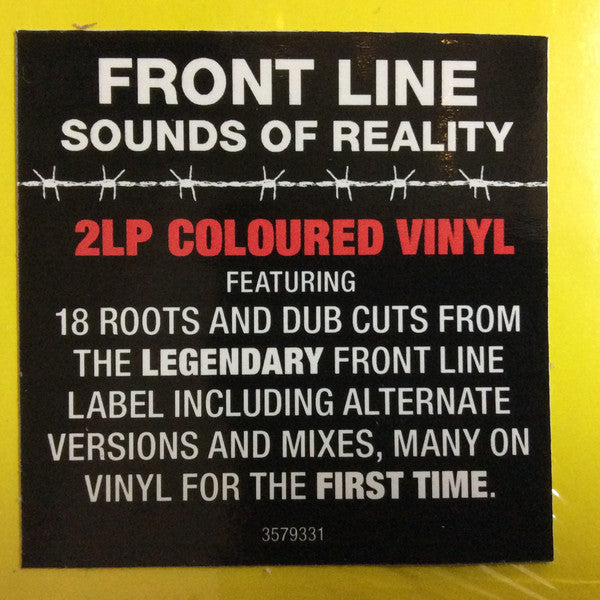 Various : Virgin Front Line - Sounds Of Reality (2xLP, Comp, RE, Red)