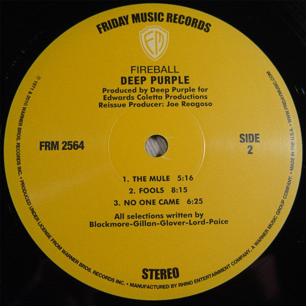 Deep Purple : Fireball (LP, Album, Ltd, RE, RM, 180)