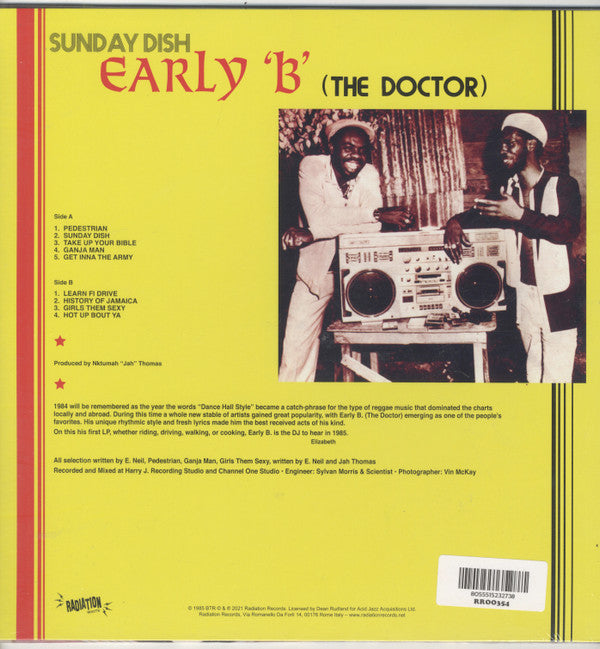 Early B (2) : Sunday Dish (LP, Album)