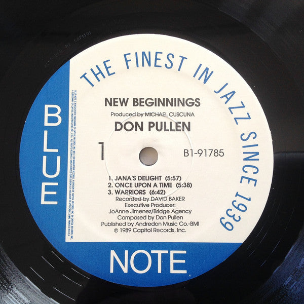 Don Pullen : New Beginnings (LP, Album)