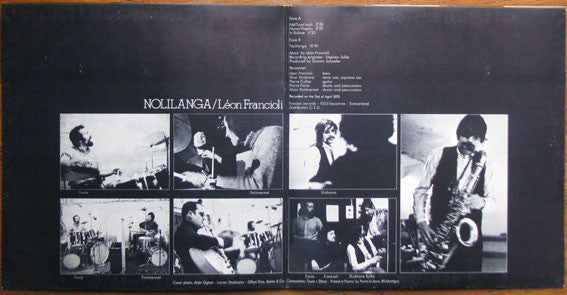 Léon Francioli : Nolilanga (LP, Album)