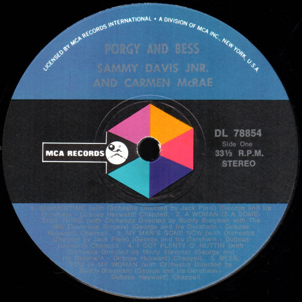 Sammy Davis Jr*, Carmen Mc Rae* : Porgy And Bess (LP, Album)
