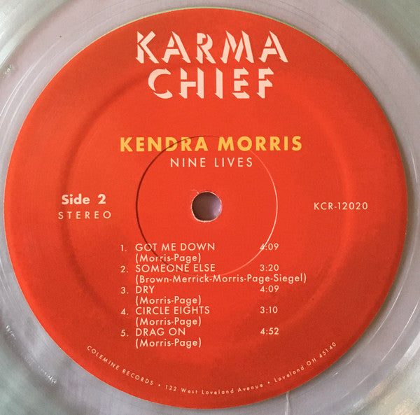 Kendra Morris : Nine Lives (LP, Album, Ltd, Cok)