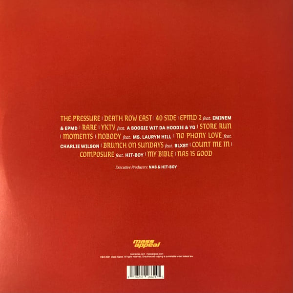 Nas : King's Disease II (2xLP, Album, Gol)