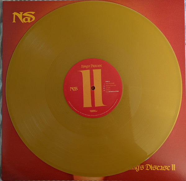 Nas : King's Disease II (2xLP, Album, Gol)