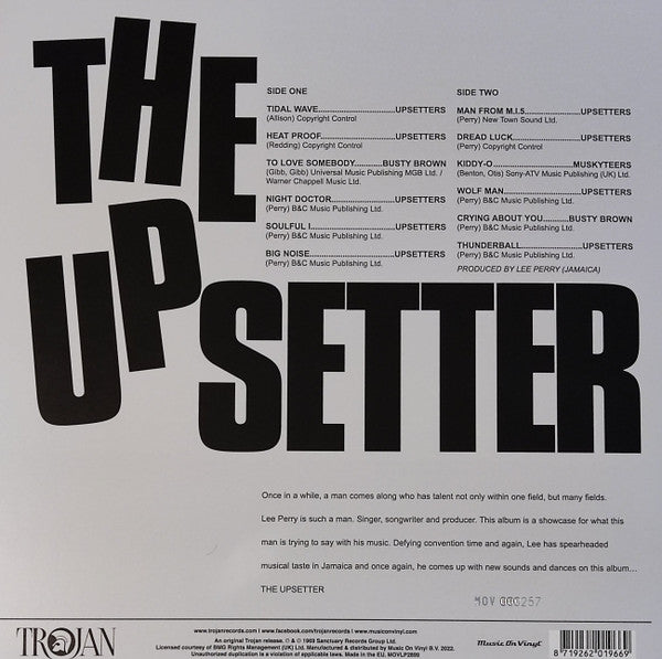 Various : The Upsetter (LP, Ltd, Num, RE, Ora)