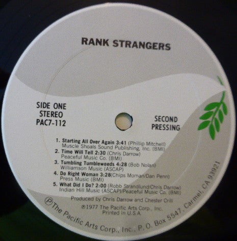Rank Strangers (2) : Rank Strangers (LP, Album, RP)