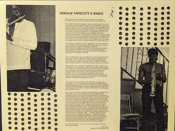 Horace Tapscott : Tapscott + Winds (LP)