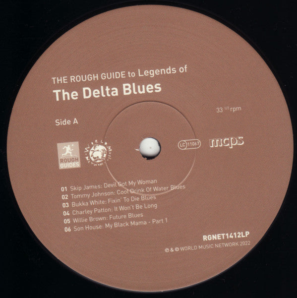 Various : The Rough Guide To Legends Of The Delta Blues (LP, Comp)