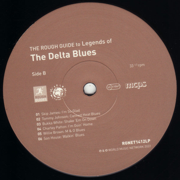 Various : The Rough Guide To Legends Of The Delta Blues (LP, Comp)