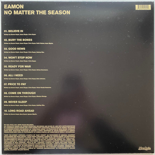 Eamon : No Matter The Season (LP, Album)