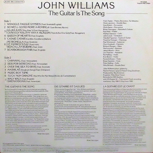 John Williams (7) : The Guitar Is The Song (LP, Album)