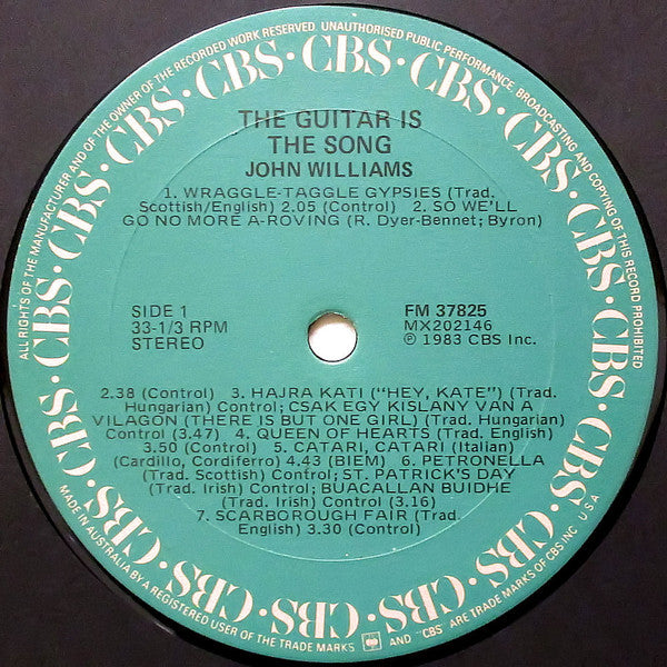 John Williams (7) : The Guitar Is The Song (LP, Album)