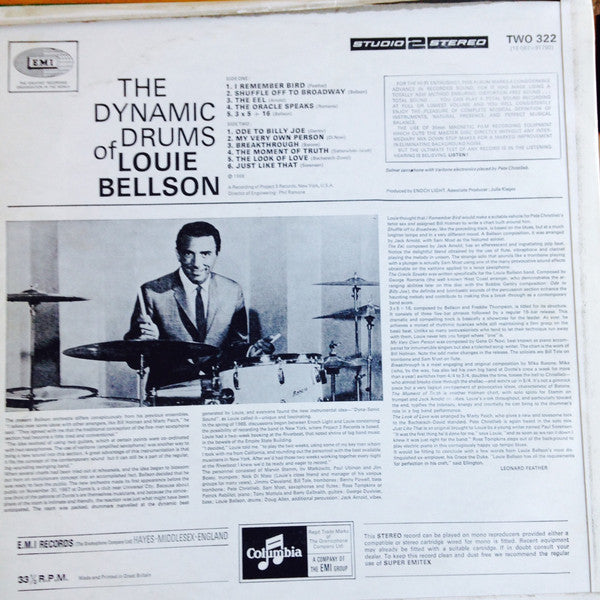 Louis Bellson : The Dynamic Drums Of Louie Bellson (LP, Album)