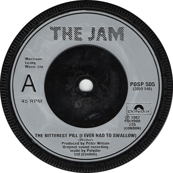 The Jam : The Bitterest Pill (I Ever Had To Swallow) (7", Single, Fre)