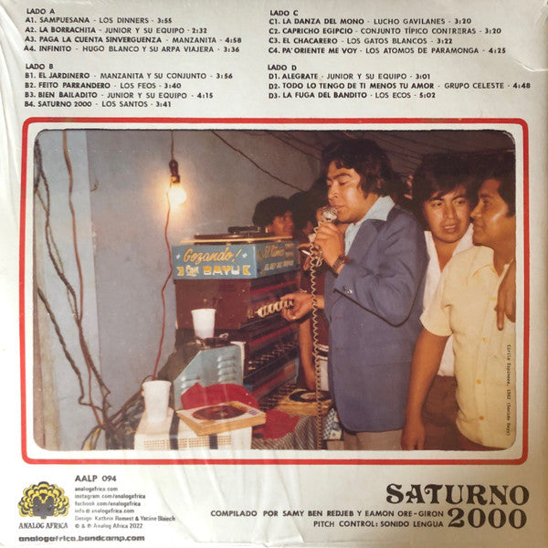 Various : Saturno 2000 - La Rebajada De Los Sonideros 1962​-​1983 (2xLP, Comp)