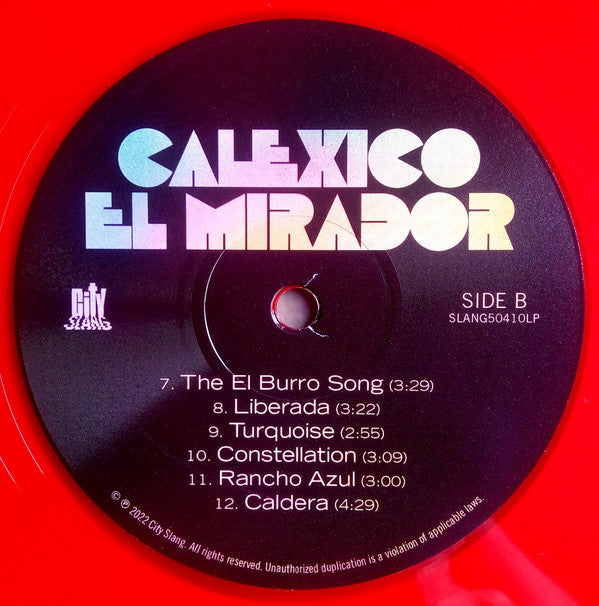 Calexico : El Mirador (LP, Album, Ltd, Red)