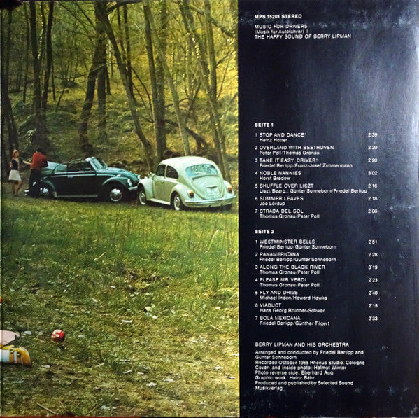 The Happy Sound Of Berry Lipman : Music For Drivers (Musik Für Autofahrer) 2 (LP, Album, Gat)