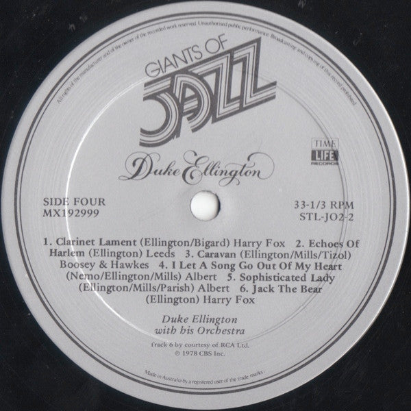 Duke Ellington : Giants Of Jazz - Duke Ellington (3xLP, Comp + Box, RE)