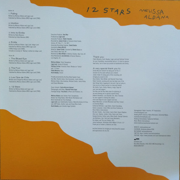 Melissa Aldana : 12 Stars (LP, Album)