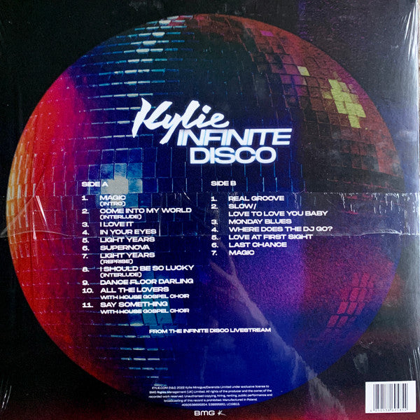 Kylie Minogue : Infinite Disco (LP, Album, Ltd, Cle)