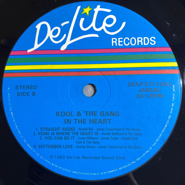 Kool & The Gang : In The Heart (LP, Album)