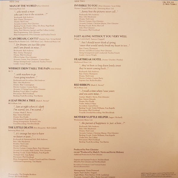 Mary Coughlan : Uncertain Pleasures (LP, Album)