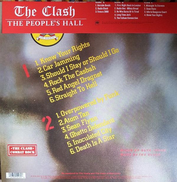 The Clash : Combat Rock + The People's Hall (LP, Album, RE + LP, Comp + LP, S/Sided, Comp + RM,)
