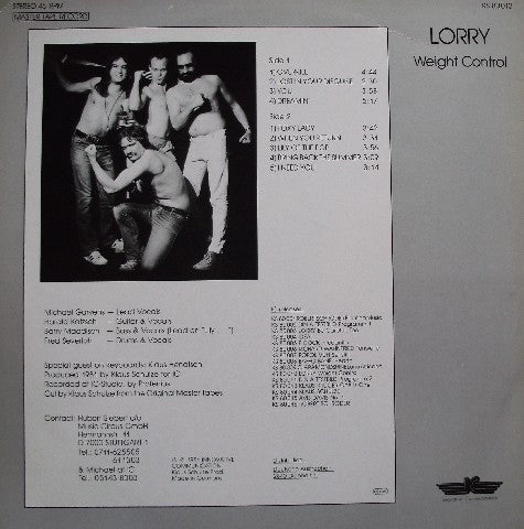 Lorry : Weight Control (LP, Album)