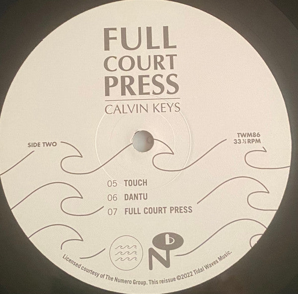 Calvin Keys : Full Court Press (LP, Album, RSD, Ltd, RE, 180)