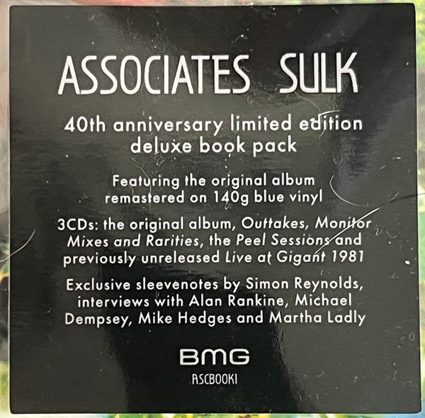 The Associates : Sulk (LP, Album, RE, Blu + CD, Album, RE + 2xCD + Dlx, R)