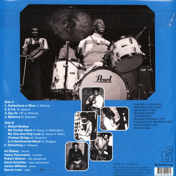 Art Blakey & The Jazz Messengers : Reflections In Blue (LP, Album, Num, RE, RM, 180)