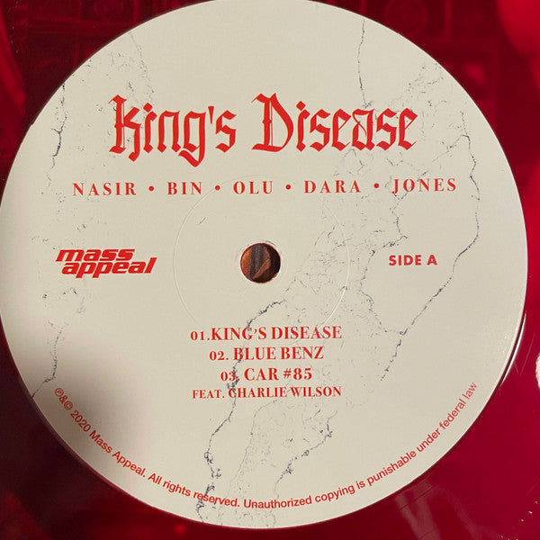 Nas : King's Disease (2xLP, Album, RE, Gat)