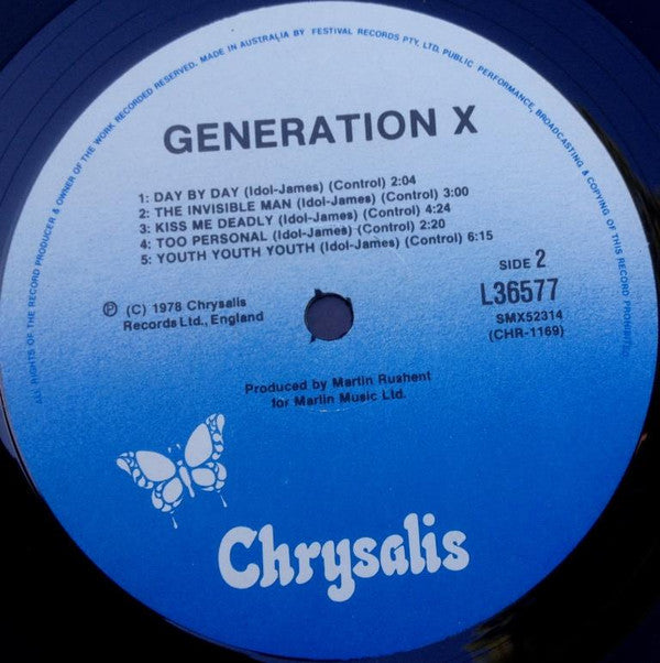 Generation X (4) : Generation X (LP, Album)
