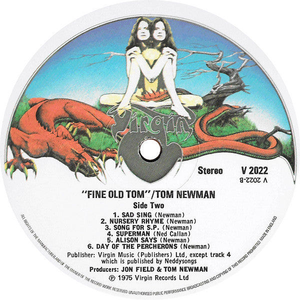 Tom Newman (2) : Fine Old Tom (LP, Album)