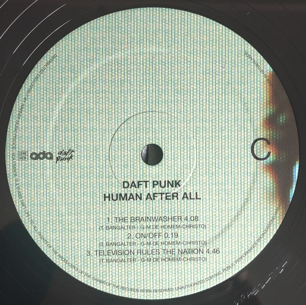 Daft Punk : Human After All (2xLP, Album, RE)